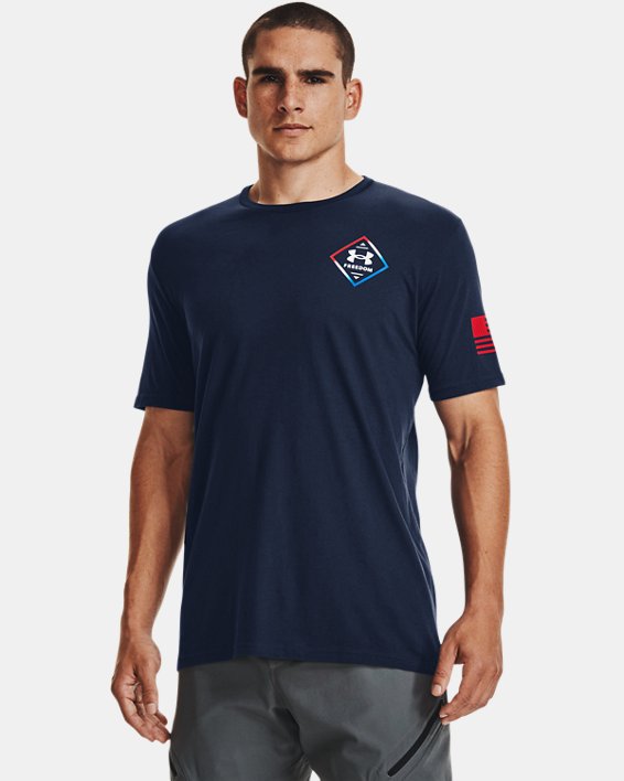 Men's UA Freedom Eagle T-Shirt, Navy, pdpMainDesktop image number 0